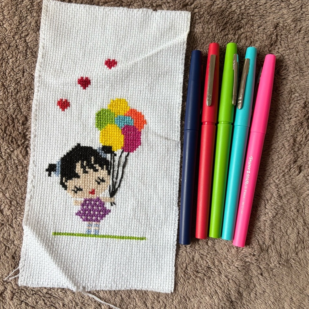 Colorful Fiber Art Pen Set by Unknown Brand Handmade